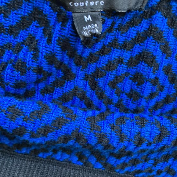 Romeo & Juliet Couture Diamond Striped Size M Sweater Mini Skirt - Picture 5 of 10